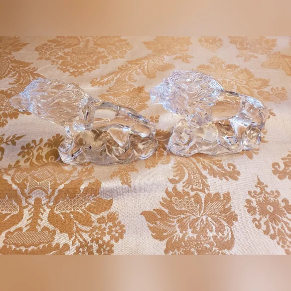 Wonders of the Wild, Lead crystal, 2 lions - Picture 4 of 6